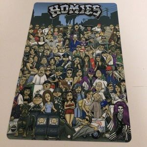 Homies metal display sign wall art man cave